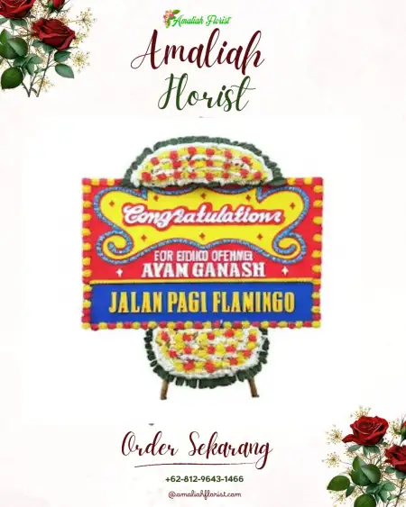 Sewa Papan Bunga Cambai